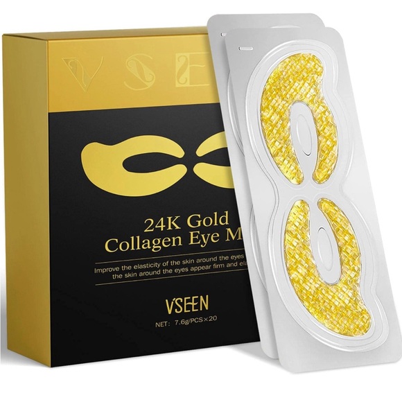 Skincare 24k Gold Collagen Eye Masks Set Of 2 Poshmark